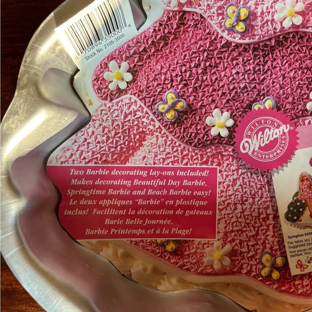 Wilton Barbie Cake Pan - 1995 Baking Model # 2105-3500